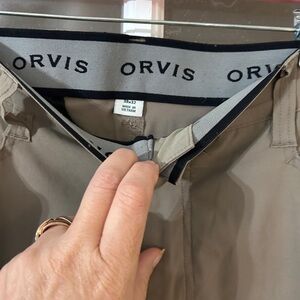 Orvis Men's Khaki quick dry tan pants men’s